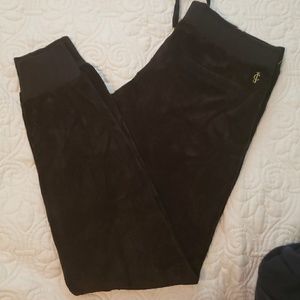 Juicy Couture Velour slim fit track pant